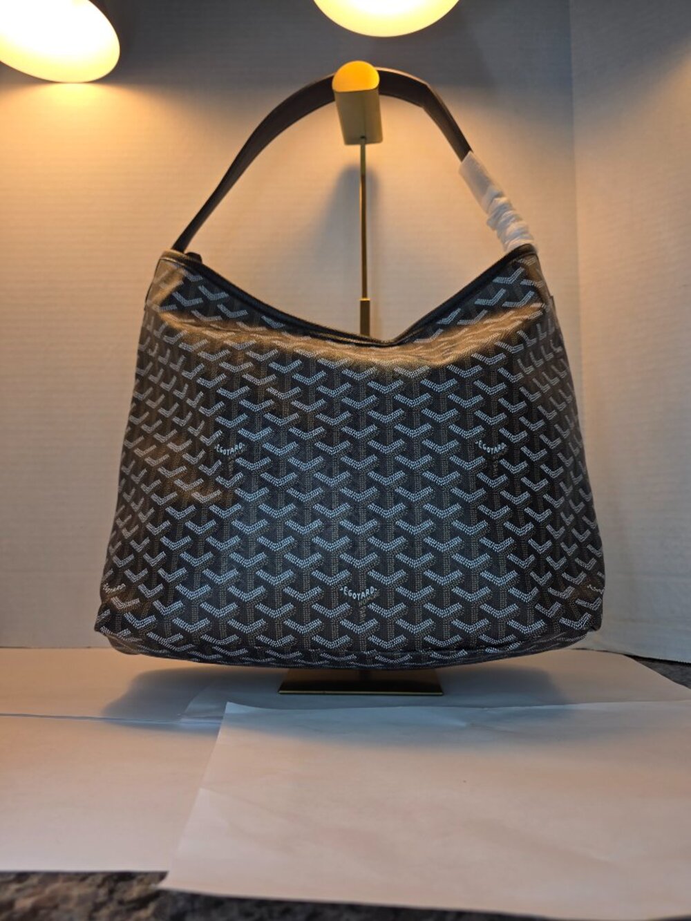 Designer Inspired Architectural Hobo Bag with Separate Zipper Pouch NWT - Picture 4 of 6
